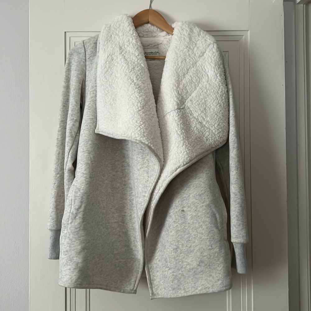 Soft AF teddy cardigan